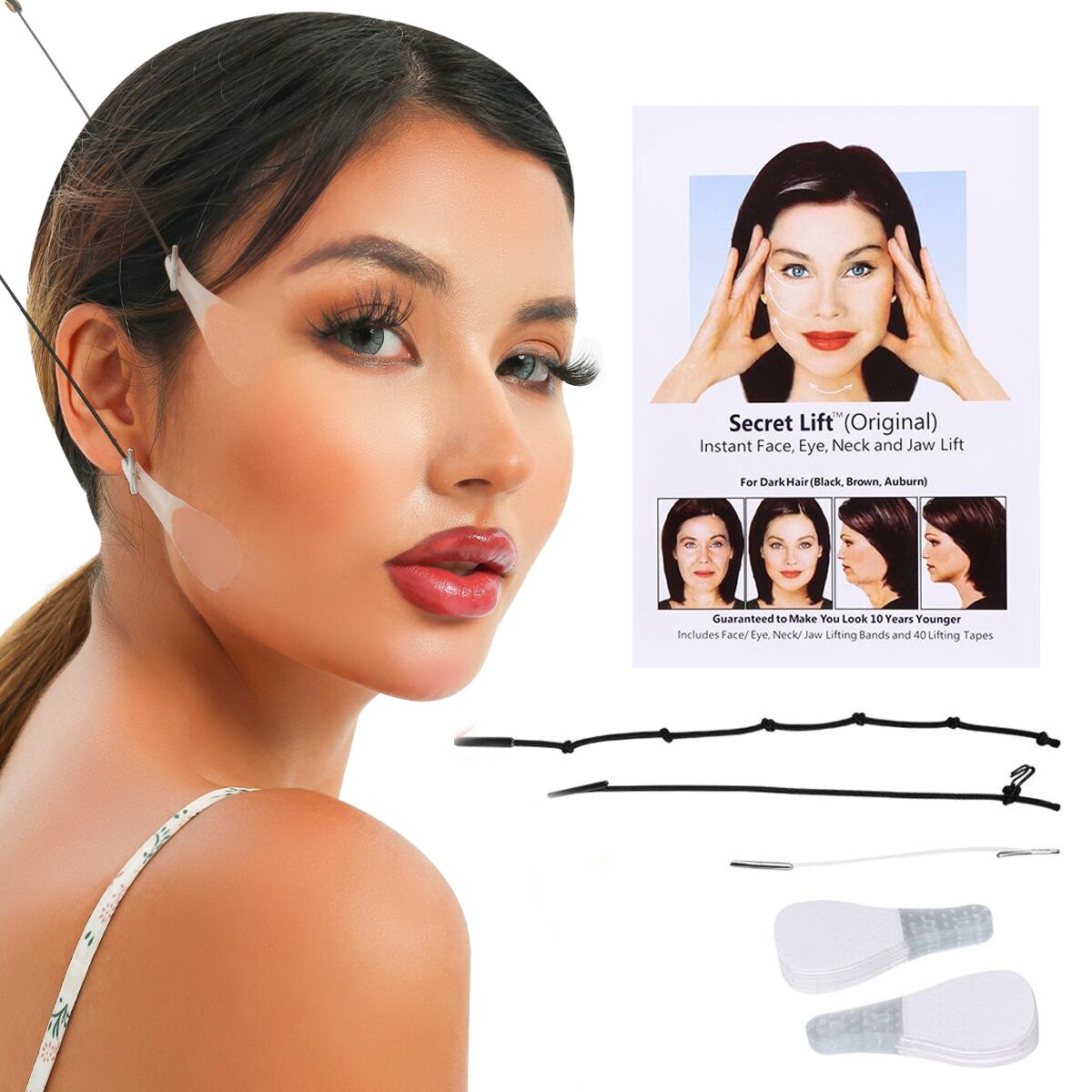 PARCHES REAFIRMANTES REALCE FACIAL MASCARILLA LAU - 3
