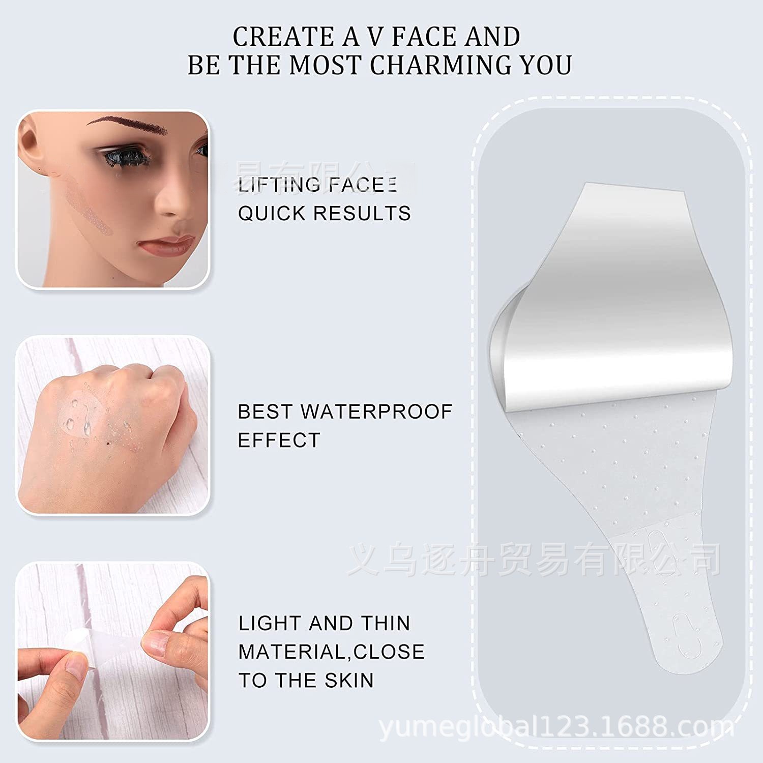 PARCHES REAFIRMANTES REALCE FACIAL MASCARILLA LAU - 4