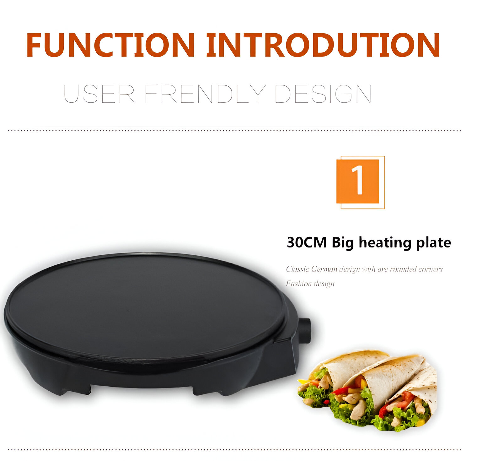 PANQUEQUERA CREPERA PLANCHA COCINA DESAYUNOS LAU - 7