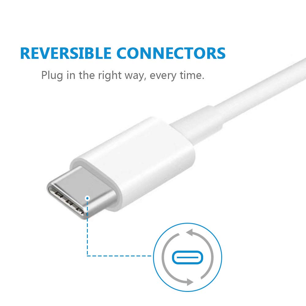 SET 3 CABLE TIPO C CARGA RAPIDA TRANSFERENCIA DATOS USB LAU - 5