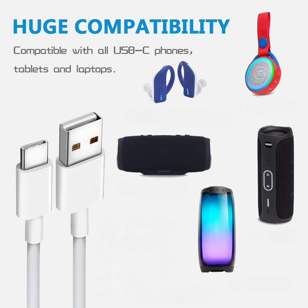 SET 3 CABLE TIPO C CARGA RAPIDA TRANSFERENCIA DATOS USB LAU - 6