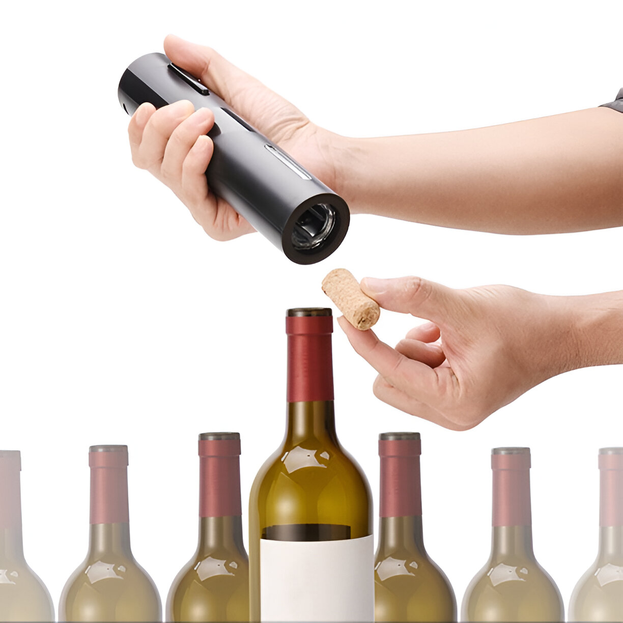 SACACORCHO AUTOMATICO PORTATIL USB BOTELLA LAU - 7
