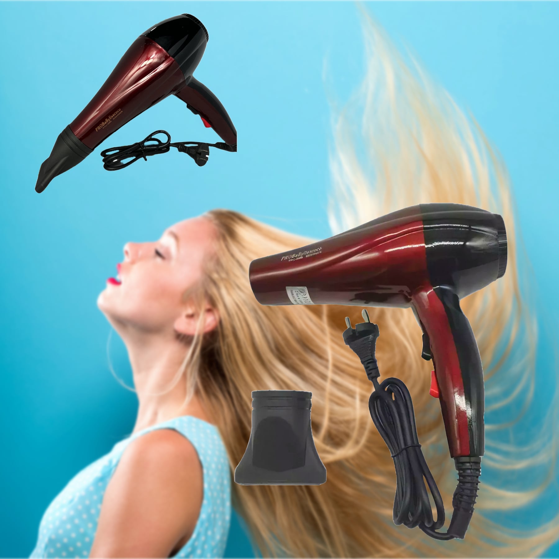 SECADOR CABELLO 5000W BELLEZA LAU - 3