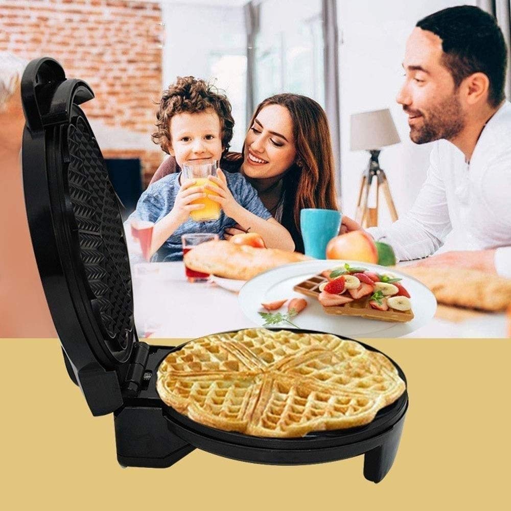 MÁQUINA WAFFLES SANDWICHERA ANTIADHERENTEE PORTÁTIL LAU - 6