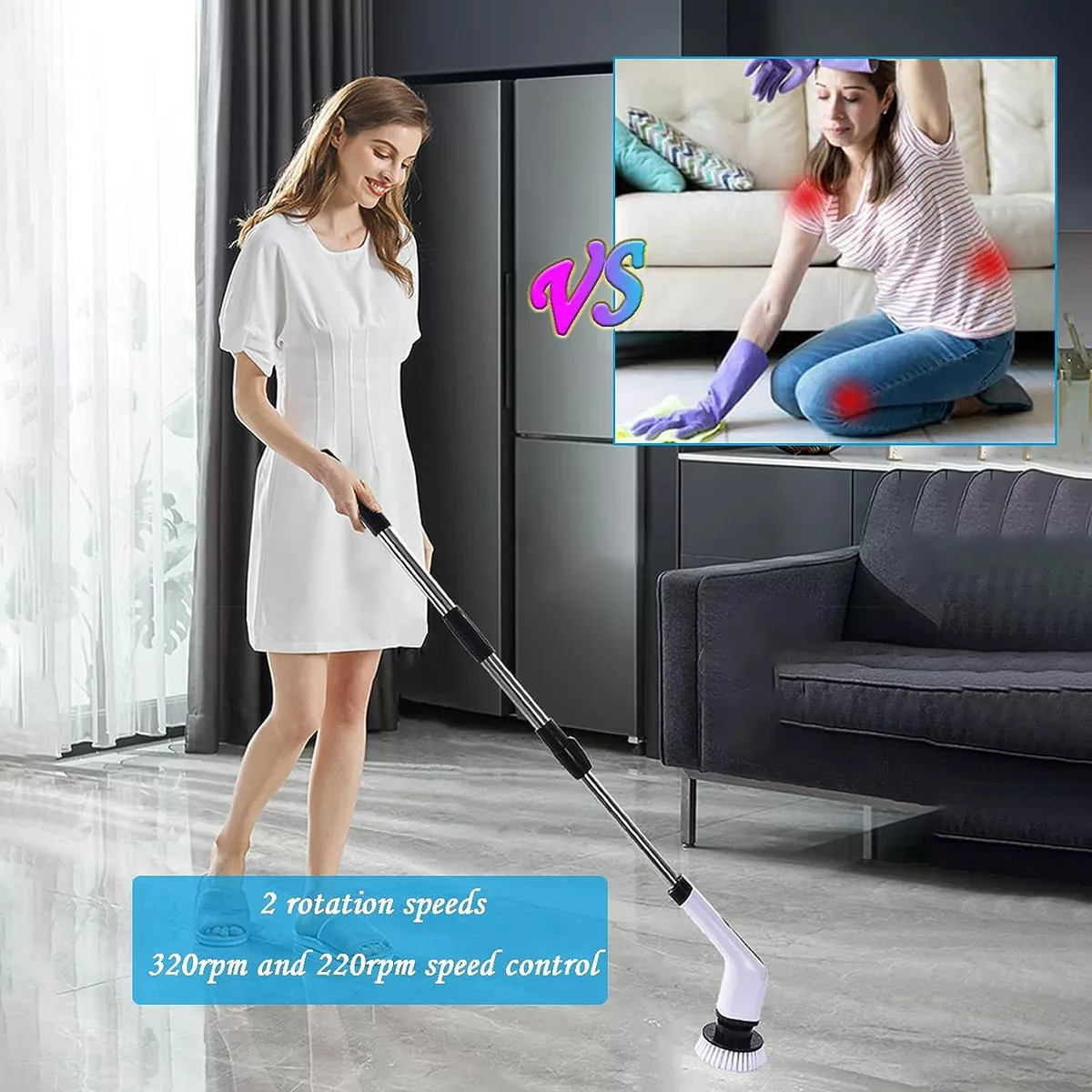 LIMPIA VIDRIO MULTIFUNCIONAL GIRATORIO AJUSTABLE DEPURAR JER - 4