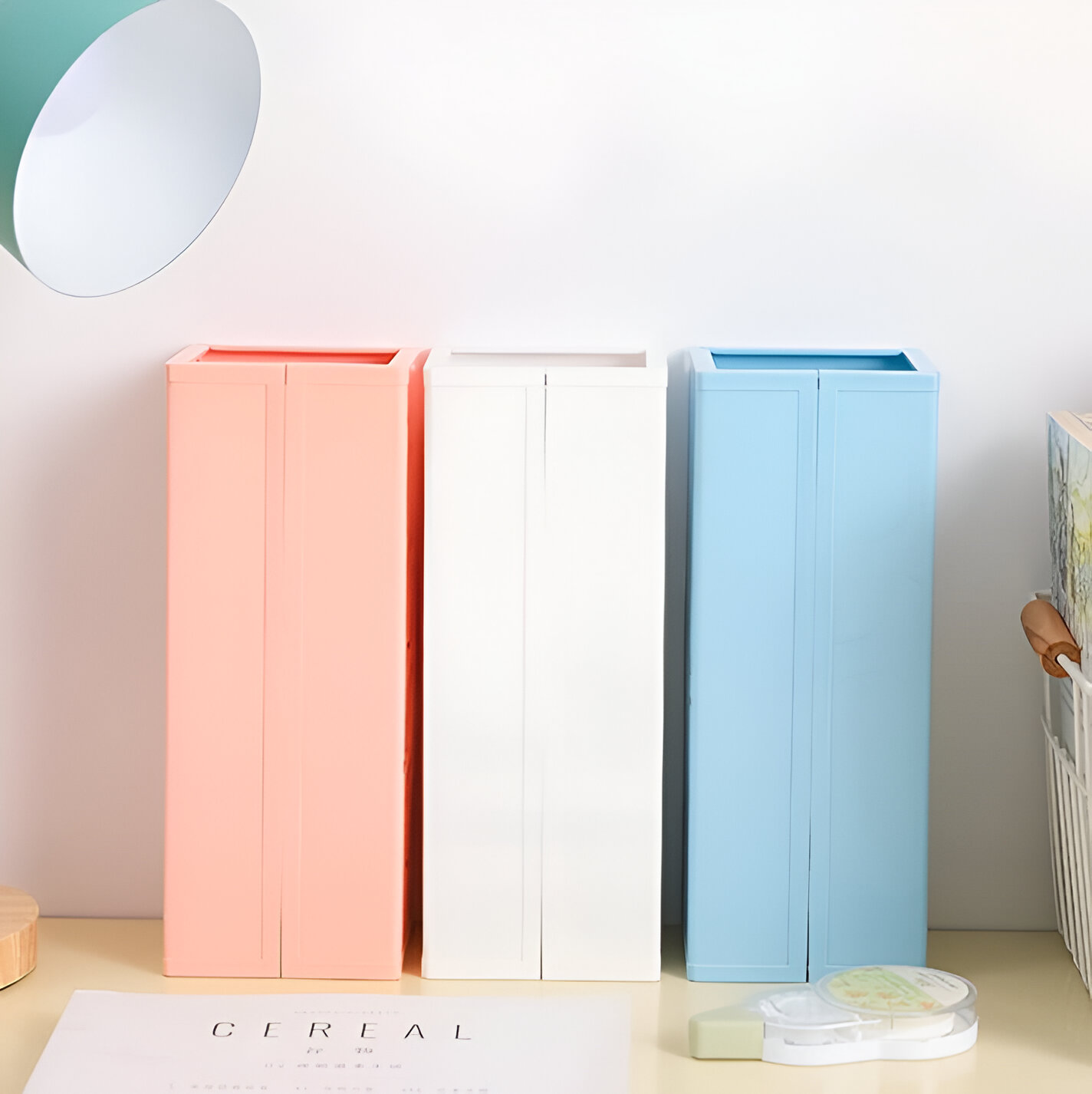 ORGANIZADOR ESCRITORIO PORTA LÁPIZ OFICINA PLEGABLE CAJA JER - 3