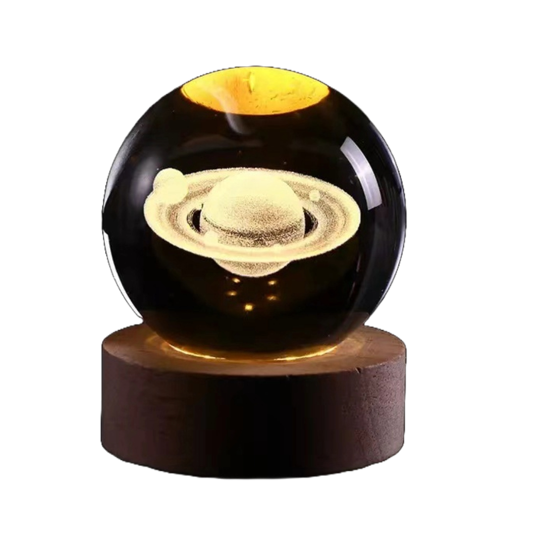 LAMPARA MESA ESFERA 3D ILUMINACION COLORIDA DELFINES JER - 9