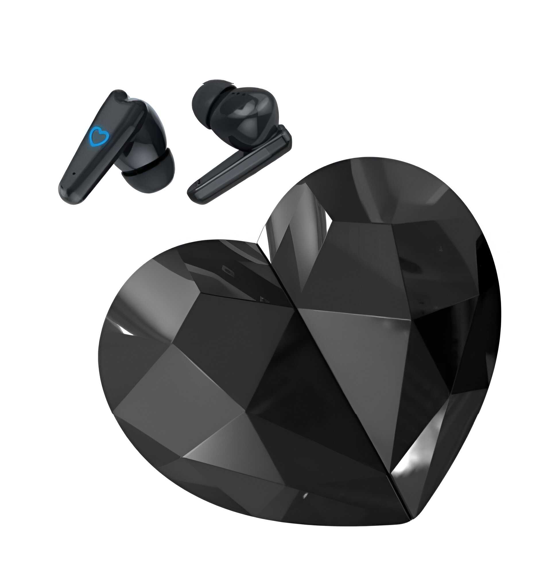 AUDÍFONOS MINI TIPO C AUDIO CORAZON INALAMBRICO CALIDAD JER - 5