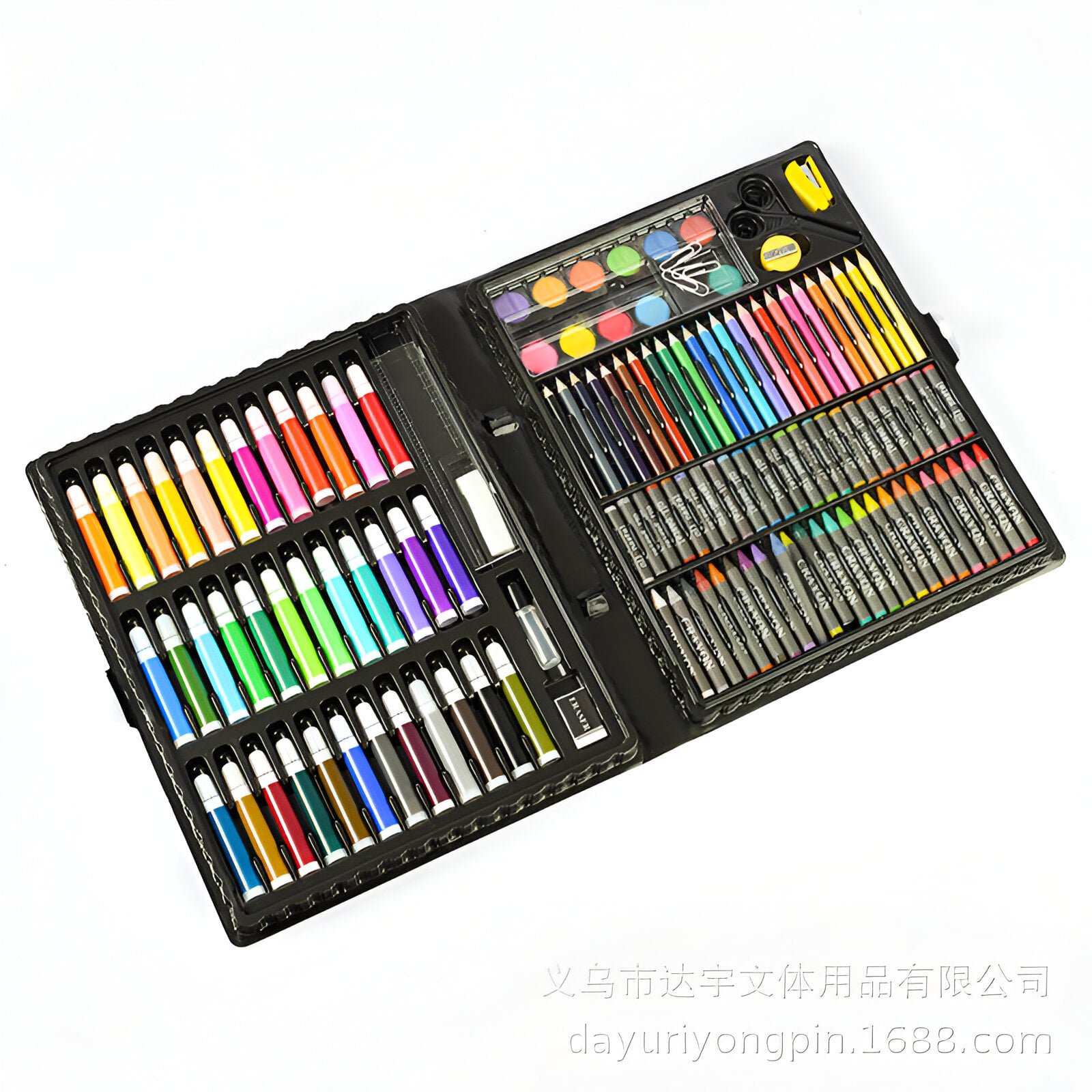 SET COLORES ARTE DIBUJO 150 PIEZAS ARTE MANUALIDAD JER - 1