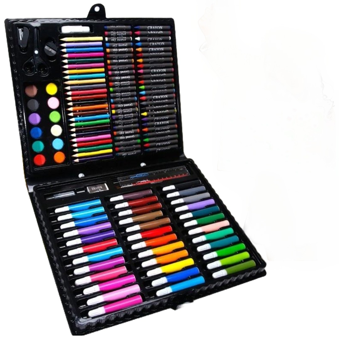 SET COLORES ARTE DIBUJO 150 PIEZAS ARTE MANUALIDAD JER - 9