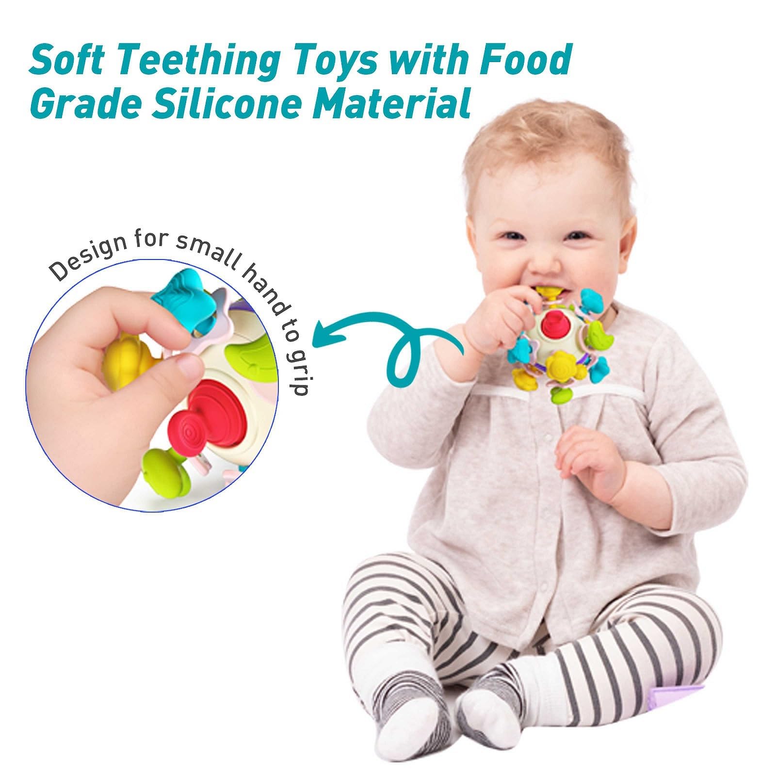 JUGUETE DENTICION MULTISENSORIAL GATEO AGARRE BEBE LAU - 5