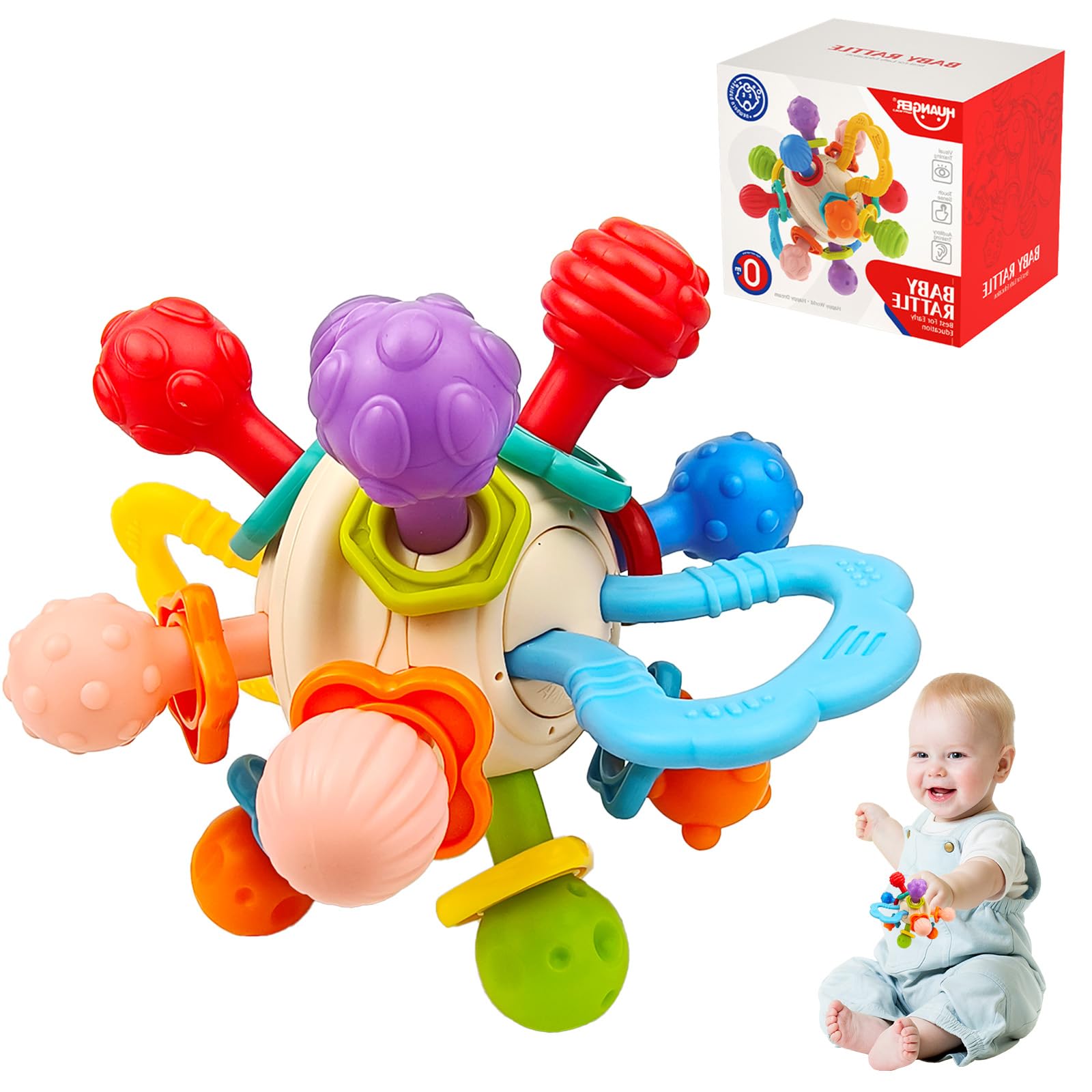 JUGUETE DENTICION SENSORIAL MORDER BEBES LAU - 3