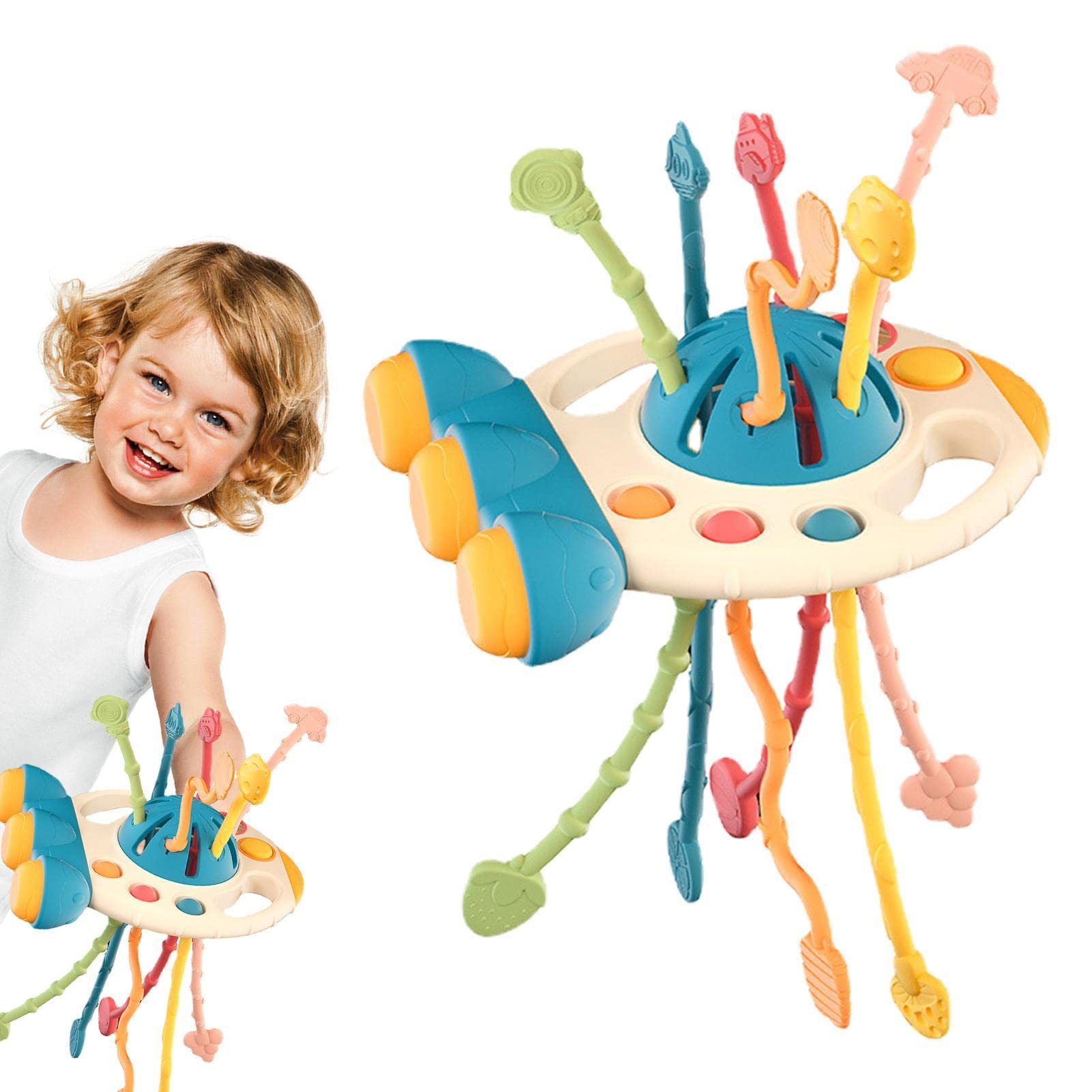 JUGUETE SENSORIAL SILICONA HABILIDADES MOTORAS BEBE LAU - 6