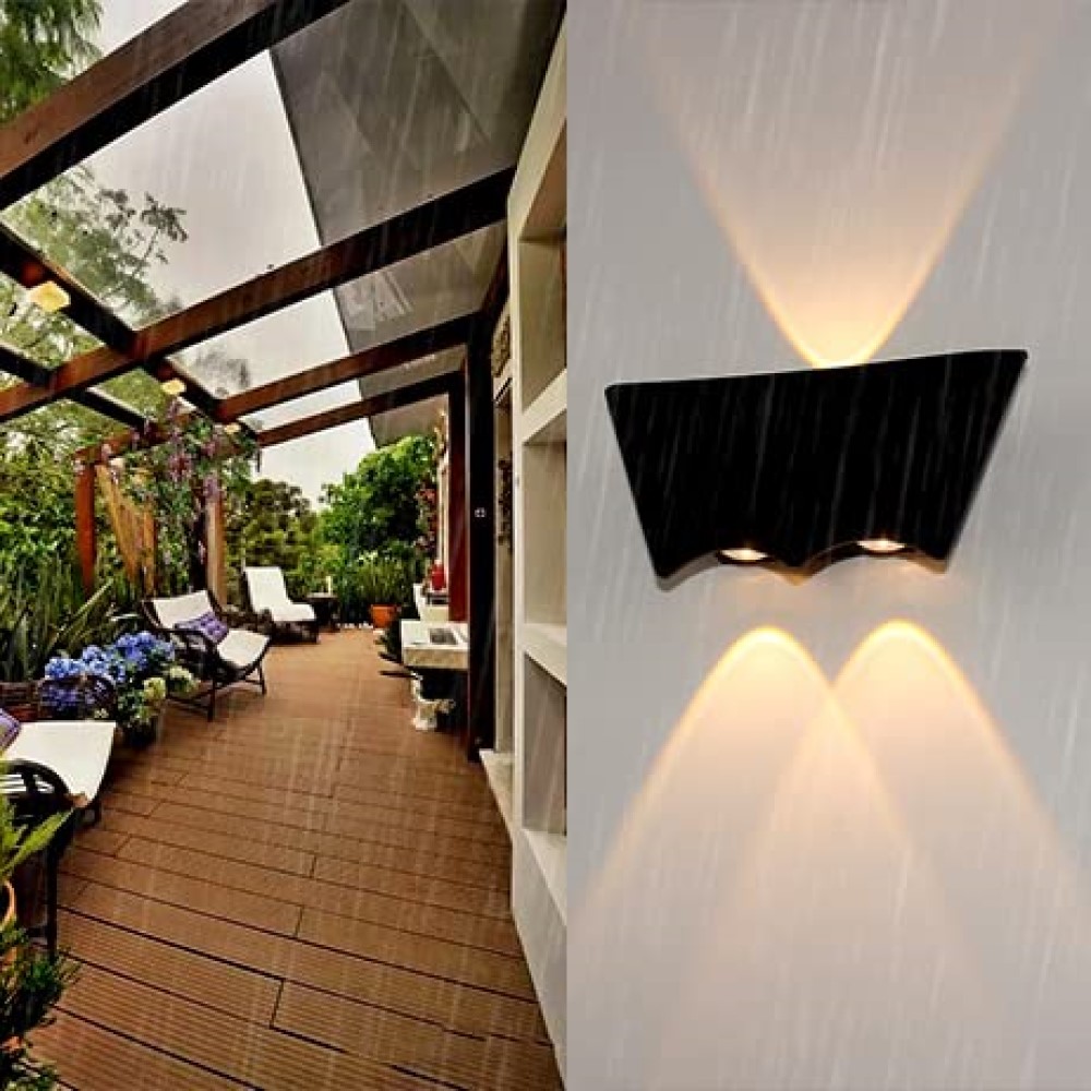 APLIQUE LAMPARA LED VINTAGE EXTERIORES MODERNA JARDIN LAU - 2
