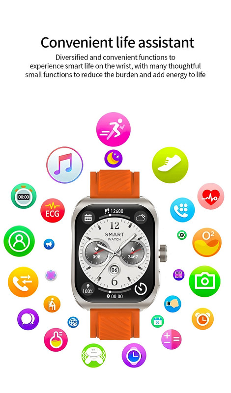 SMARTWATCH INTELIGENTE PRO Z88 NEW ERA CONECTA ELEGANTE LAU - 7