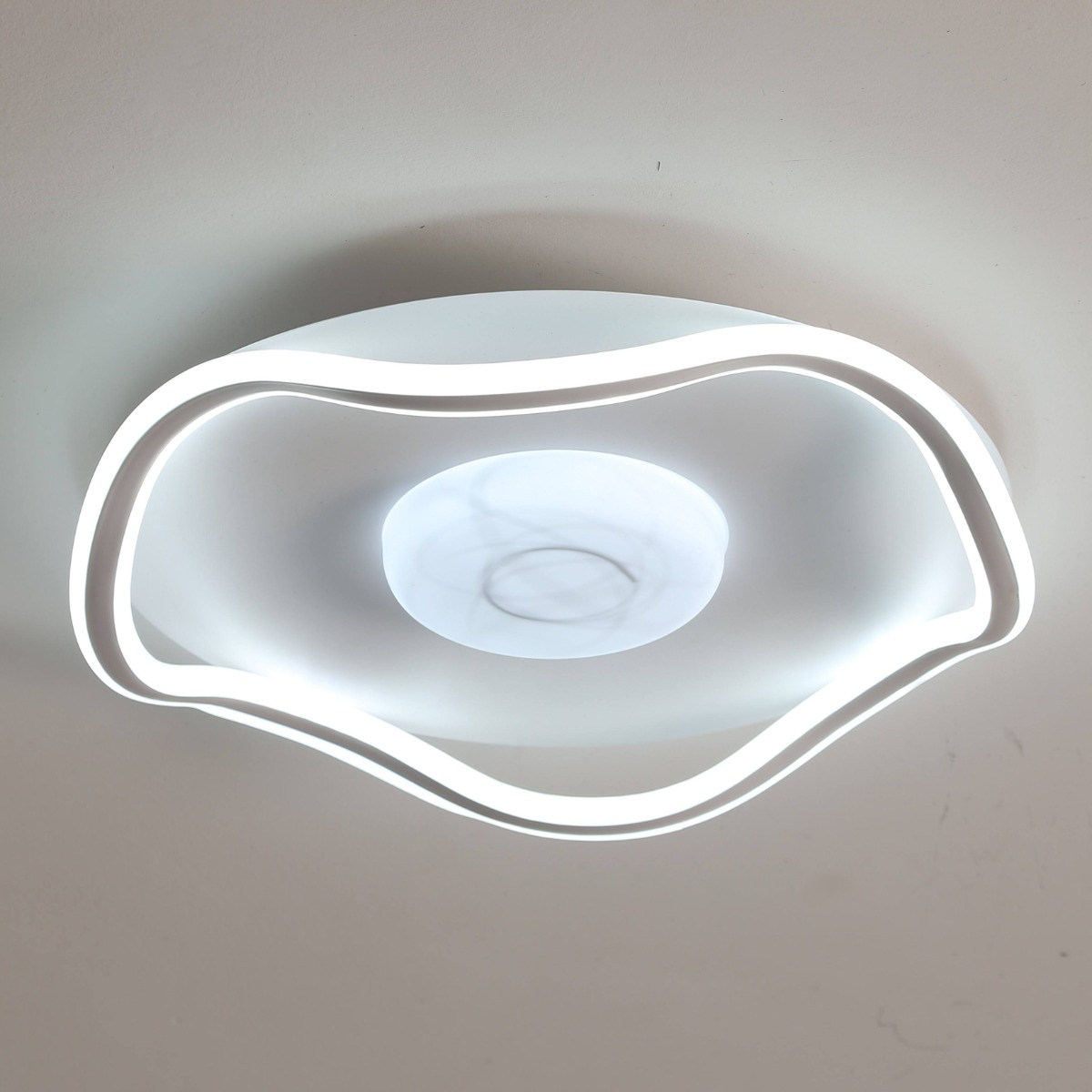 LÁMPARA DE TECHO LED EMPOTRADA MINIMALISTA NÓRDICA 3D - 2