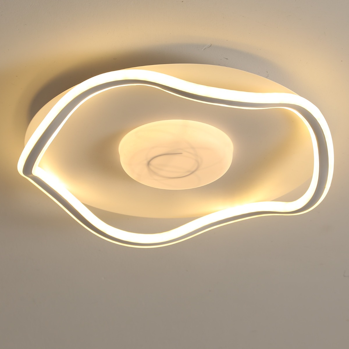 LÁMPARA DE TECHO LED EMPOTRADA MINIMALISTA NÓRDICA 3D - 4