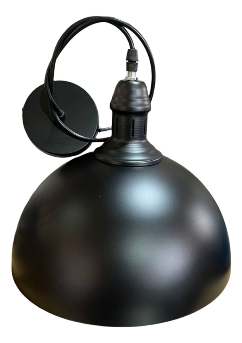 LÁMPARA COLGANTE PANTALLA METAL ESTILO RETRO INDUSTRIAL - 1