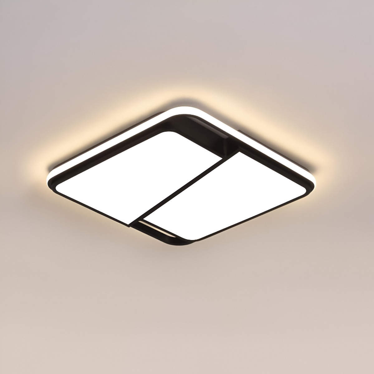 LÁMPARA DE TECHO LED ACRÍLICA ULTRAFINA MONTAJE EMPOTRADO - 1