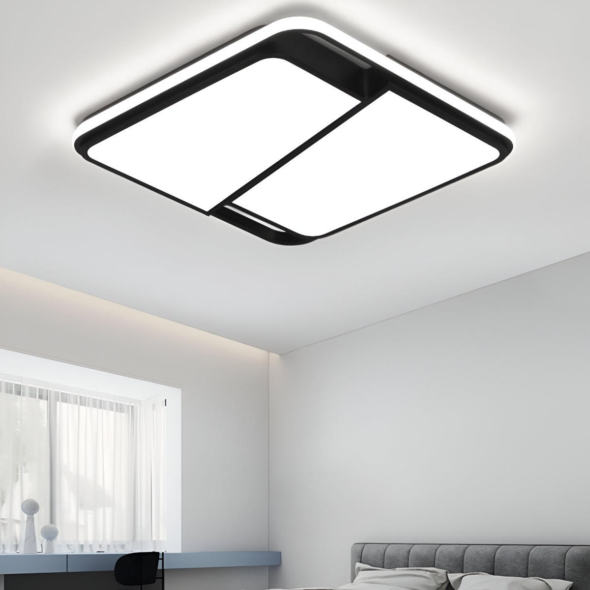 LÁMPARA DE TECHO LED ACRÍLICA ULTRAFINA MONTAJE EMPOTRADO - 3