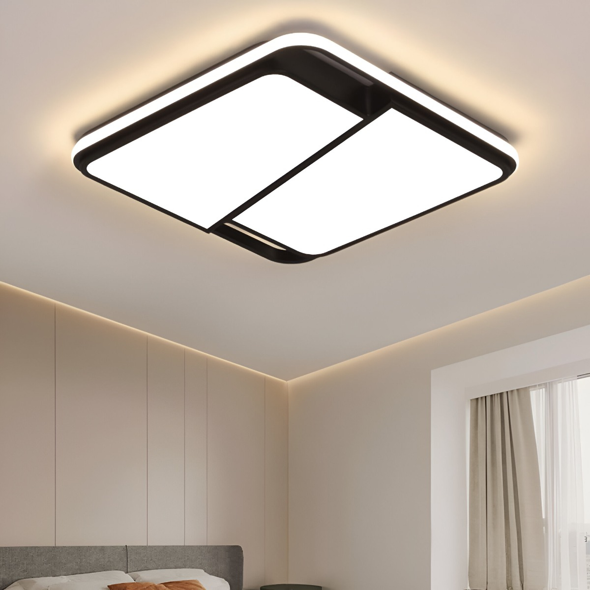 LÁMPARA DE TECHO LED ACRÍLICA ULTRAFINA MONTAJE EMPOTRADO - 5
