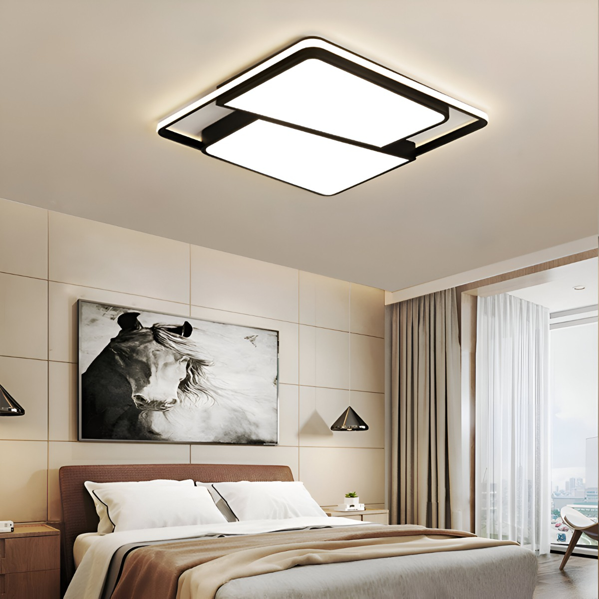 LÁMPARA DE TECHO LED ACRÍLICA ULTRAFINA MONTAJE EMPOTRADO - 7