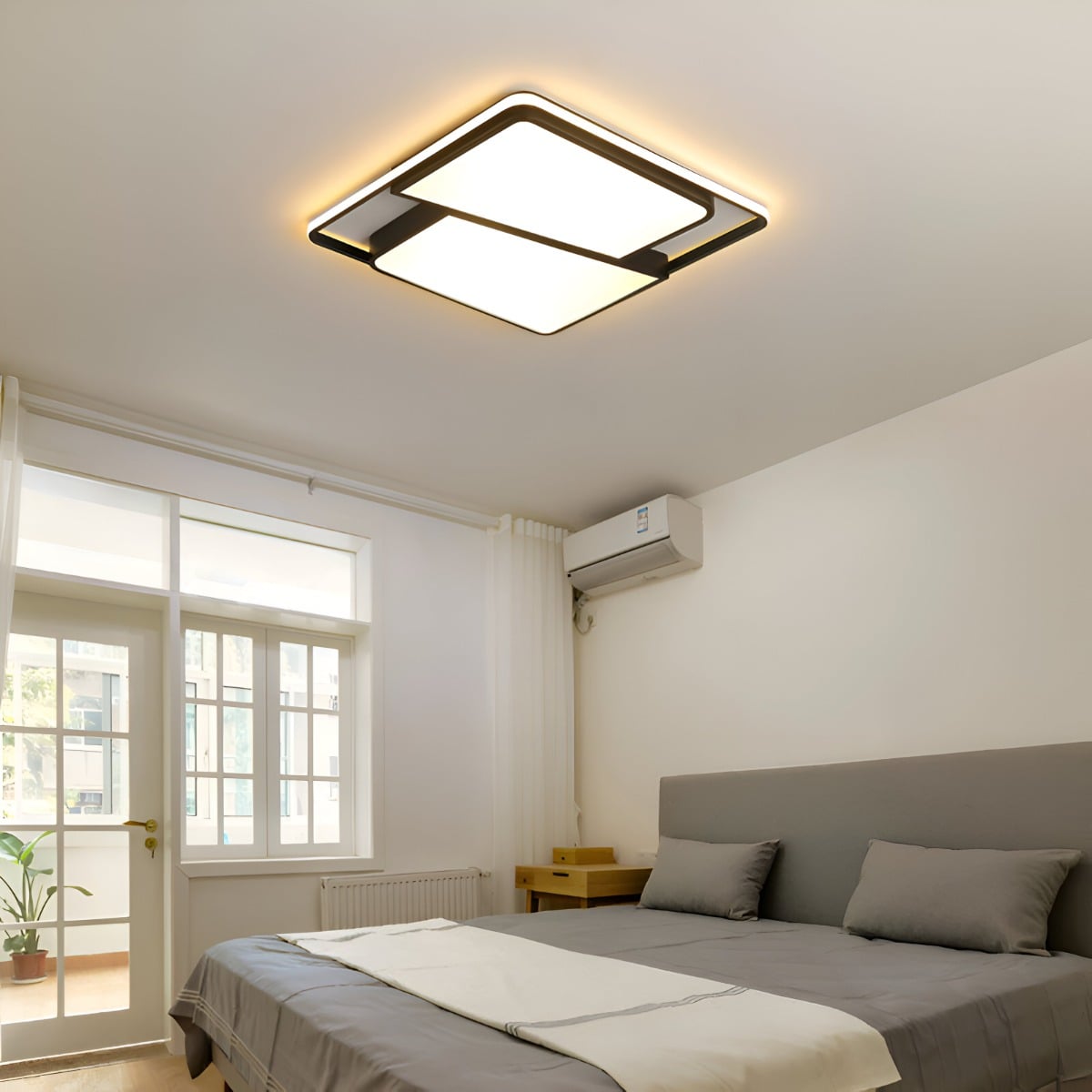 LÁMPARA DE TECHO LED ACRÍLICA ULTRAFINA MONTAJE EMPOTRADO - 8