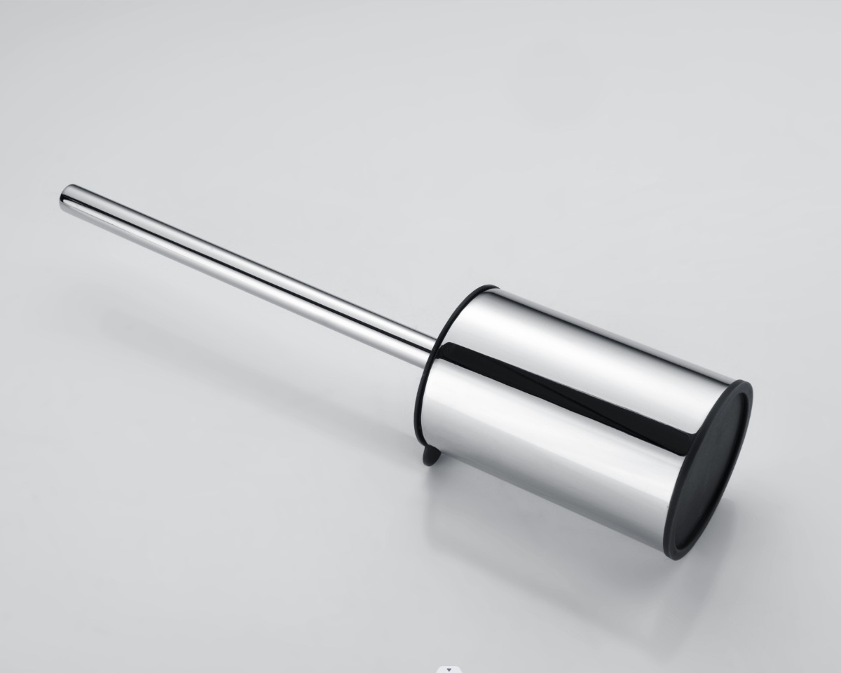 ESCOBILLA PARA INODORO SOPORTE ERGONÓMICO ACERO INOXIDABLE - 2