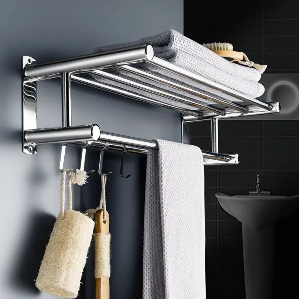 ESTANTE ORGANIZADOR BAÑO MULTIUSO ACERO INOXIDABLE HOGAR - 7