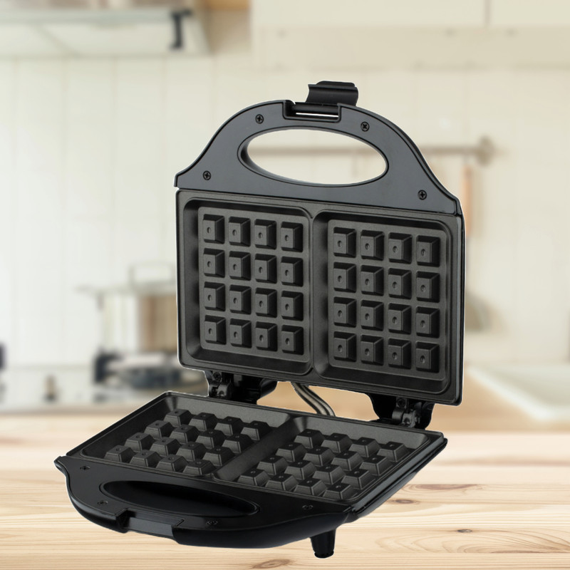 WAFFLERA TX ANTIADHERENTE PLANCHA TEFLON COMODA COCINA LAU - 9