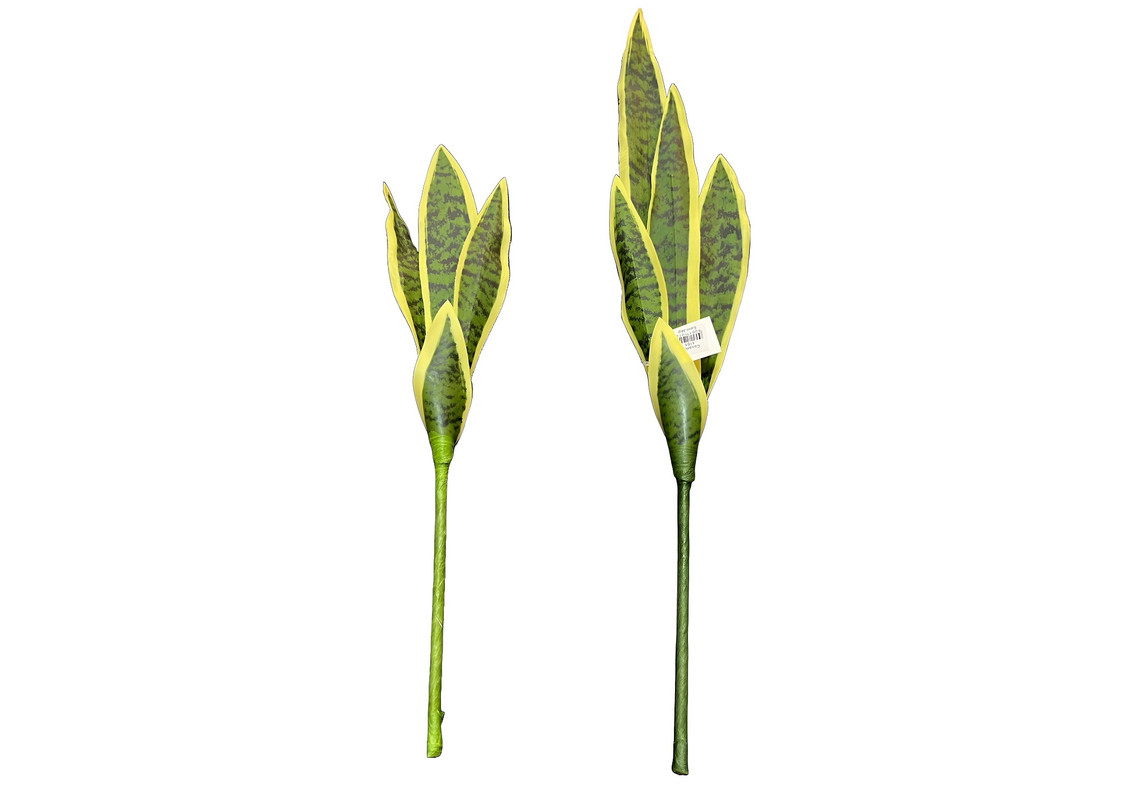 SET 2 FLOR PLANTA SERPIENTE HOGAR JARDIN TIENDA REALISTA LAU - 3