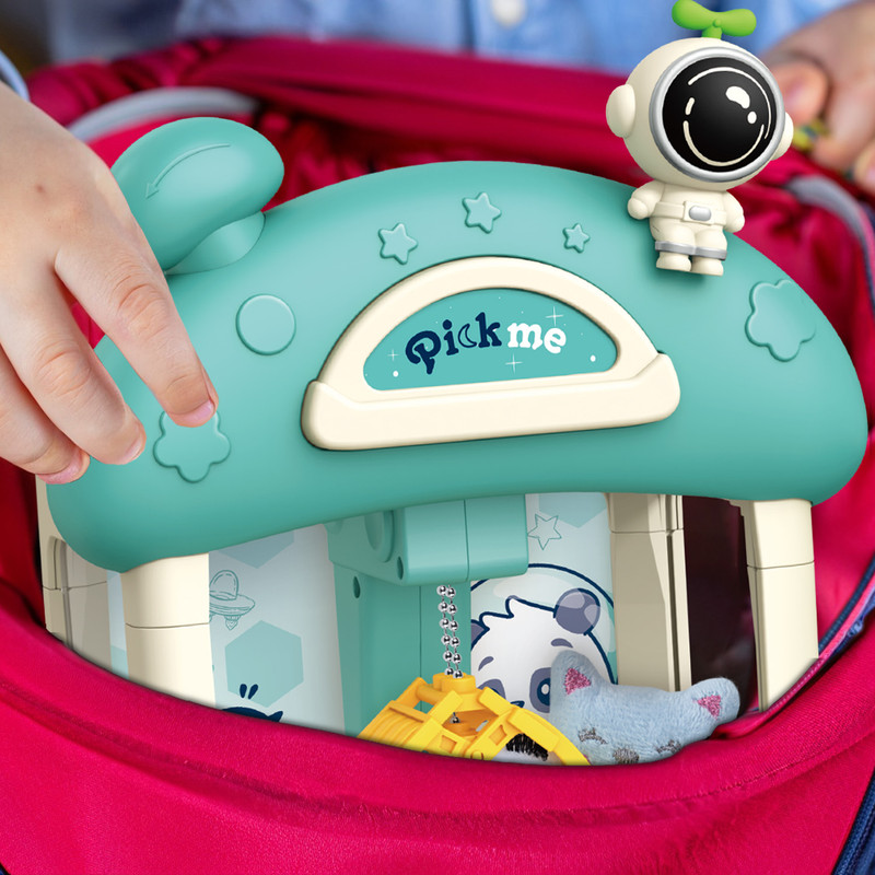 JUGUETE INTERACTIVO ZZKKO MINI GARRA PORTÁTIL SPACEMAN DIVERTIDO NIÑOS LAU MULTICOLOR - 2