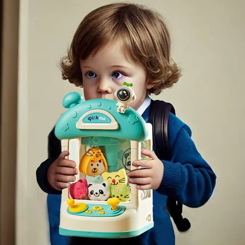 JUGUETE INTERACTIVO ZZKKO MINI GARRA PORTÁTIL SPACEMAN DIVERTIDO NIÑOS LAU MULTICOLOR - 5