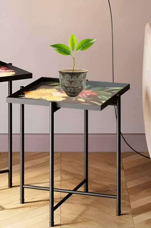 MACETA HORMIGON ARCILLA PLANTAS JARDIN CESPED ADORNO LAU - 5