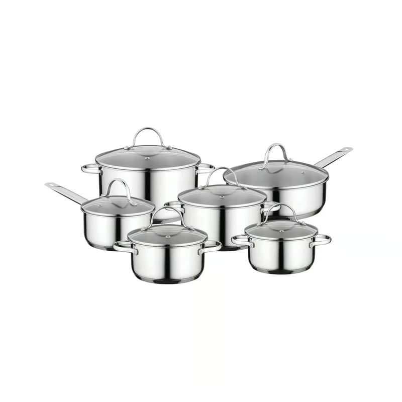 JUEGO OLLAS COCINA INDUCCIÓN CACEROLAS SARTÉN LAU - 4