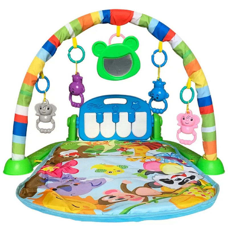 GIMNASIO ZZKKO ACTIVIDAD BEBÉ PIANO PATALEO ESTERILLA INFANTIL LAU MULTICOLOR - 9