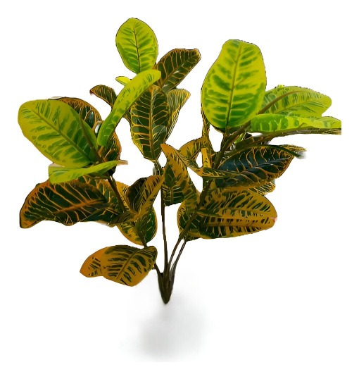 PLANTA ARTIFICIAL CROTÓN DECORACIÓN HOGAR PISO 75CM JHN - 1