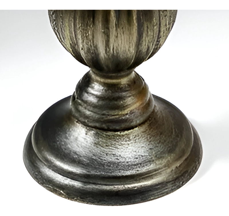 CANDELABRO ROMANO PEDESTAL PILAR DECORATIVO BRONCE 28CM JHN - 2