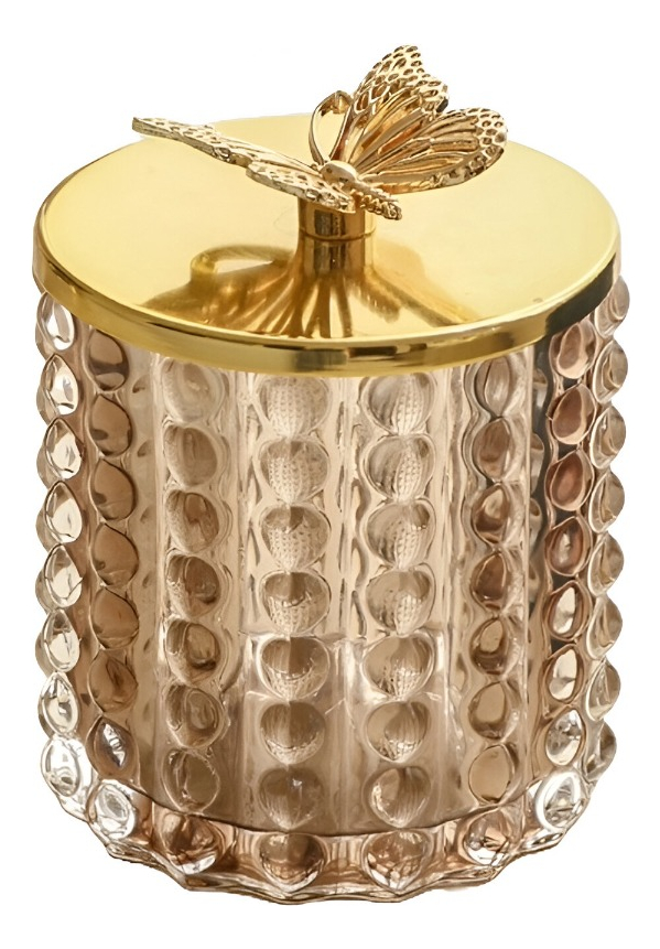 TARRO ALMACENAMIENTO DECORATIVO CRISTAL VIDRIO TAPA JHN - 1