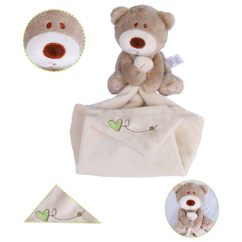 SET 2 TOALLA CALMANTE MANTA SUAVE PELUCHE BEBE LAU - 6