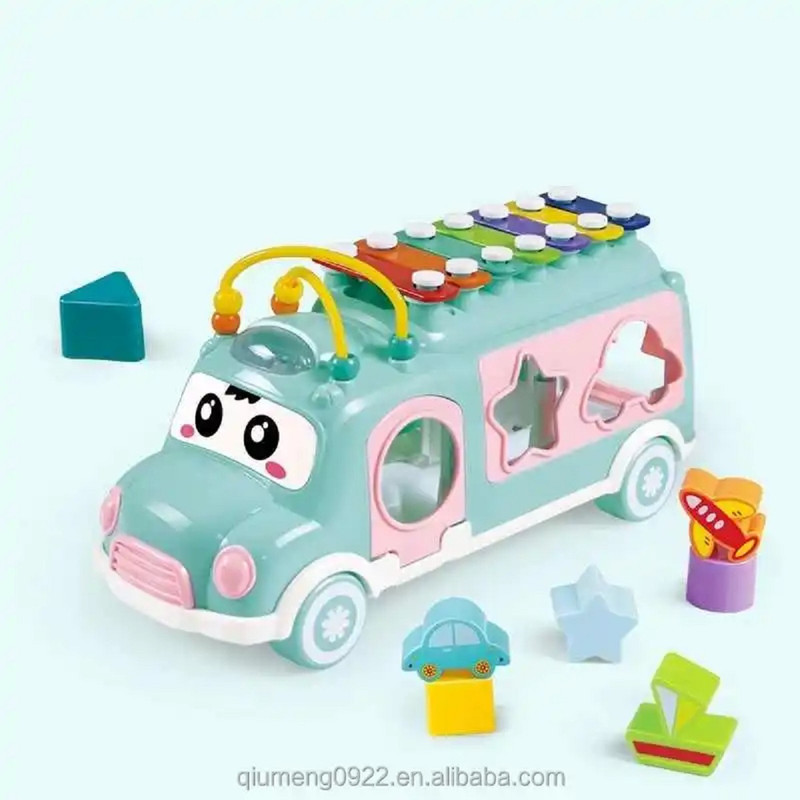 JUGUETE XILÓFONO OOPSI COLORIDO AUTOBÚS MÚSICAL NIÑOS BEBÉS LAU NUEVO - 3