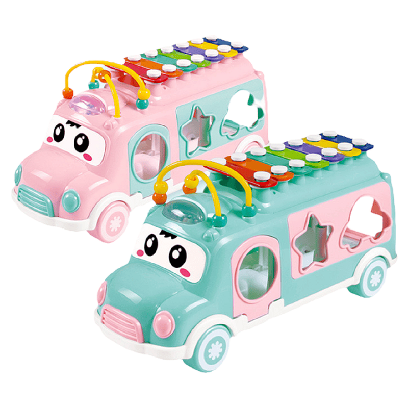 JUGUETE XILÓFONO OOPSI COLORIDO AUTOBÚS MÚSICAL NIÑOS BEBÉS LAU NUEVO - 6