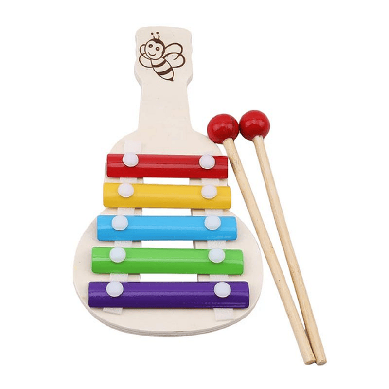 SET OOPSI 5 JUGUETE MUSICAL XILÓFONO APRENDIZAJE TEMPRANO BEBÉ LAU - 5