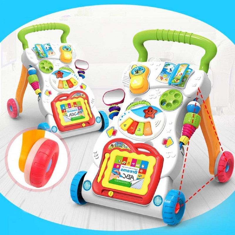 JUGUETE CAMINADOR BFT CARRITO MUSICAL MULTIFUNCIONAL BEBES LAU - 1