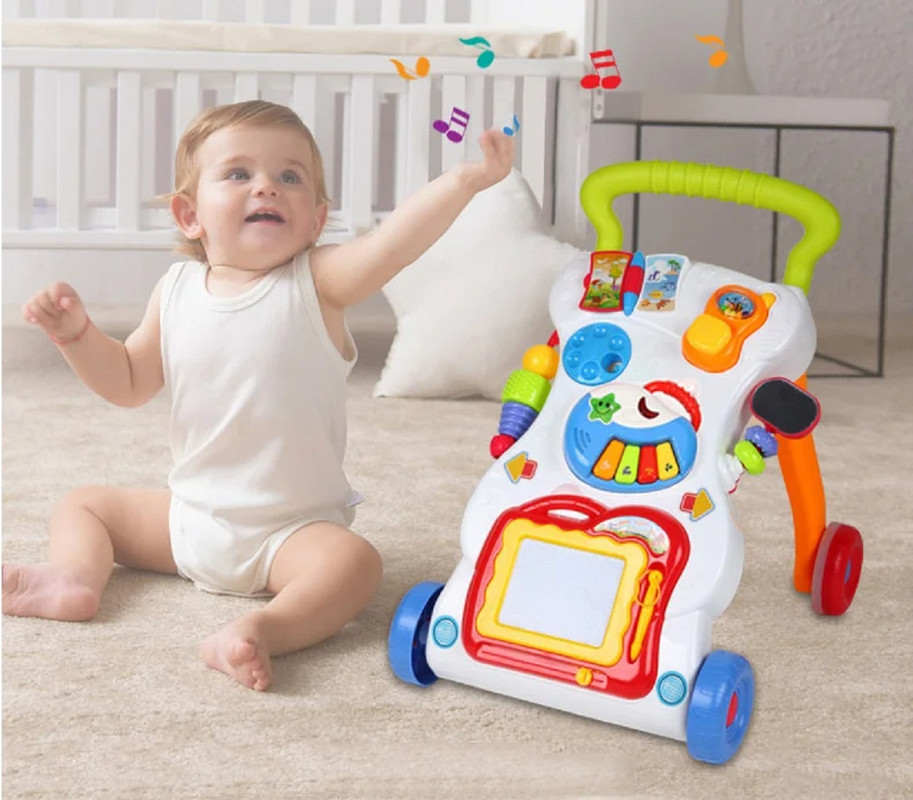 JUGUETE CAMINADOR BFT CARRITO MUSICAL MULTIFUNCIONAL BEBES LAU - 5