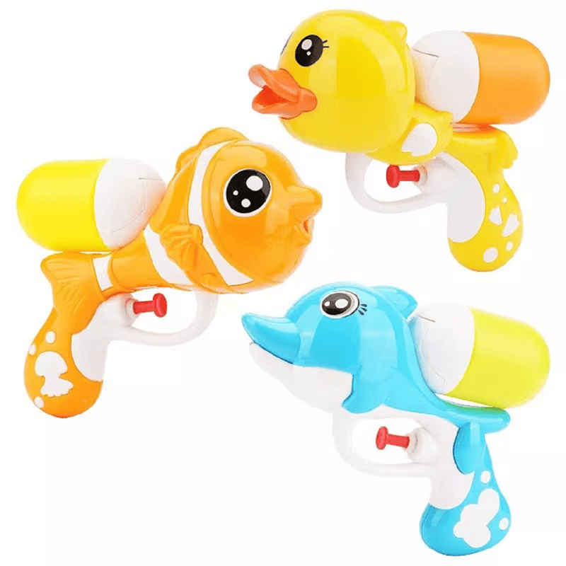 SET BFT 7 JUGUETES PISTOLAS AGUA PEZ ANIMADO INFANTIL NIÑOS LAU - 6