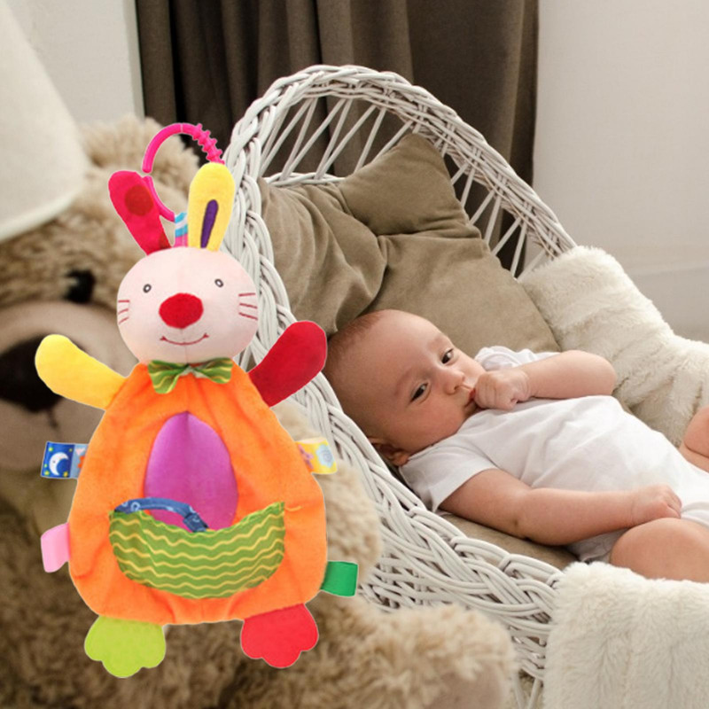 SET BFT 2 MORDEDOR PELUCHE DENTICION SENSORIAL SUAVE BEBÉ LAU MULTICOLOR - 2