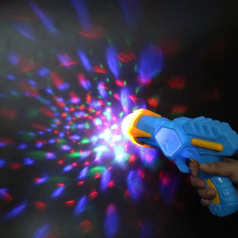 SET 2 JUGUETES PISTOLA LUCES LED SONIDOS DIVERTIDO NIÑOS LAU - 1