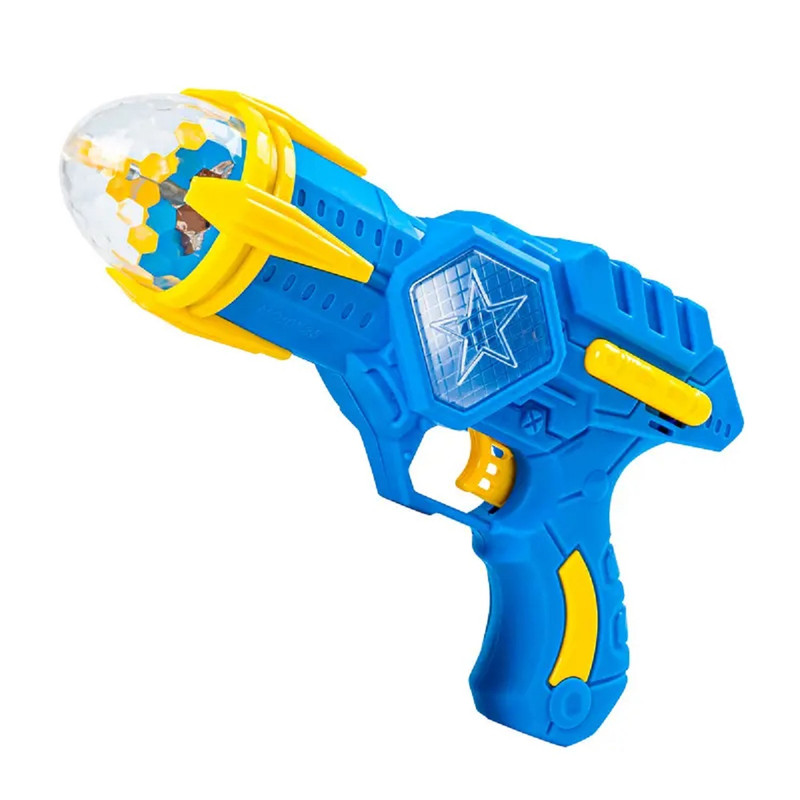 SET 2 JUGUETES PISTOLA LUCES LED SONIDOS DIVERTIDO NIÑOS LAU - 5