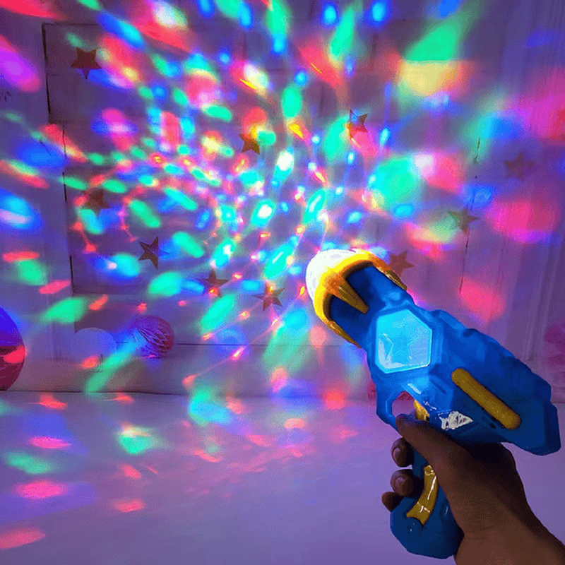 SET 2 JUGUETES PISTOLA LUCES LED SONIDOS DIVERTIDO NIÑOS LAU - 7